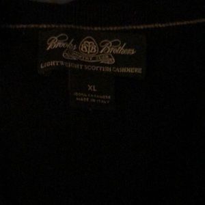 Mens 100% Cashmere Brooks Brothers  Sweater